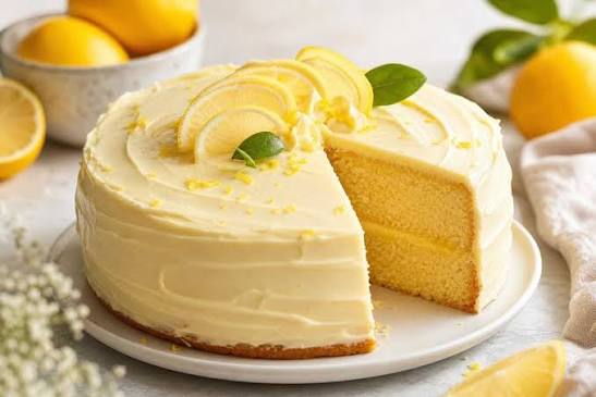 Lemon poppy seed loaf cake with a cracked white sugar glaze